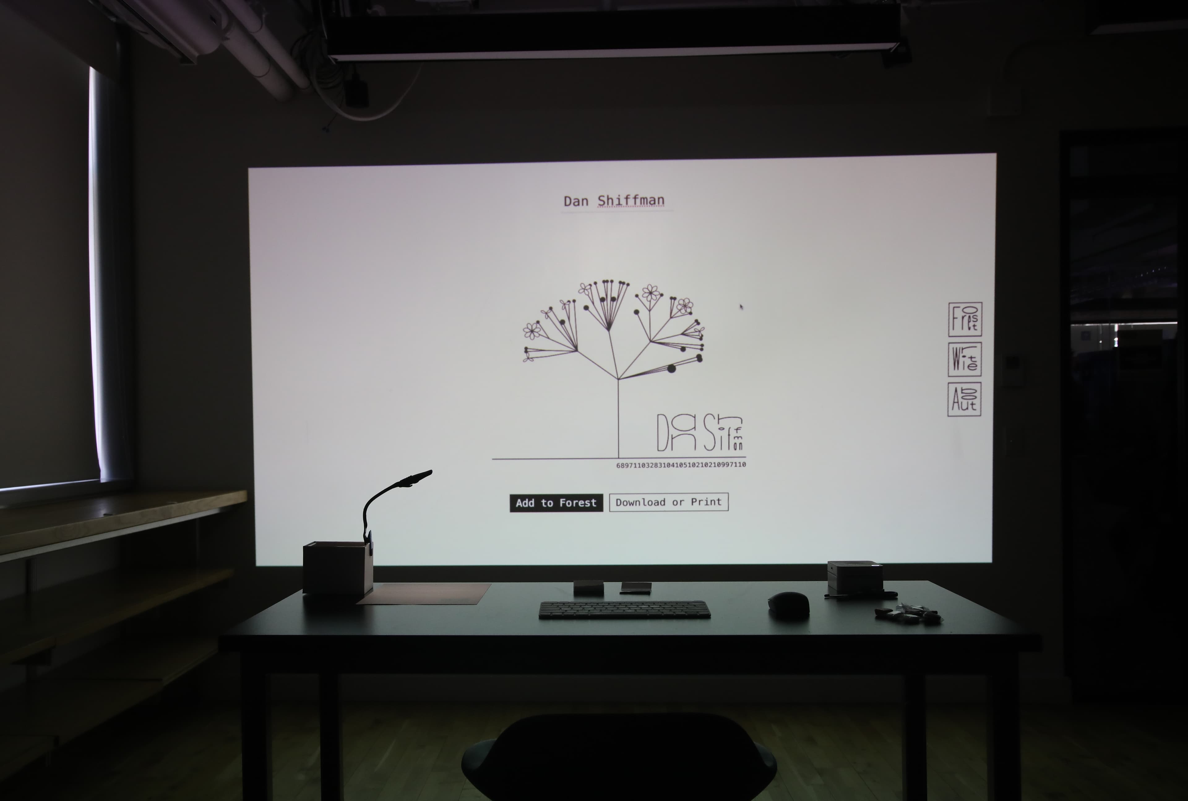 ITP Spring Show 2025: Find the Tree in Your Name