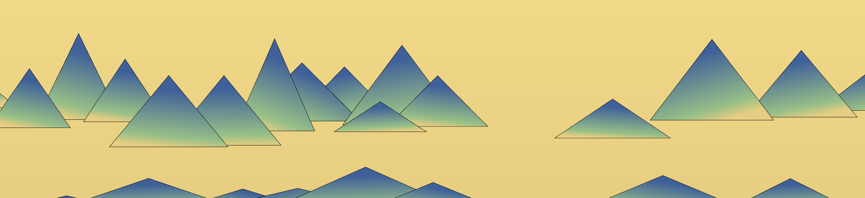 Infinite Landscape: Procedurally Generated with Primitives and Colors