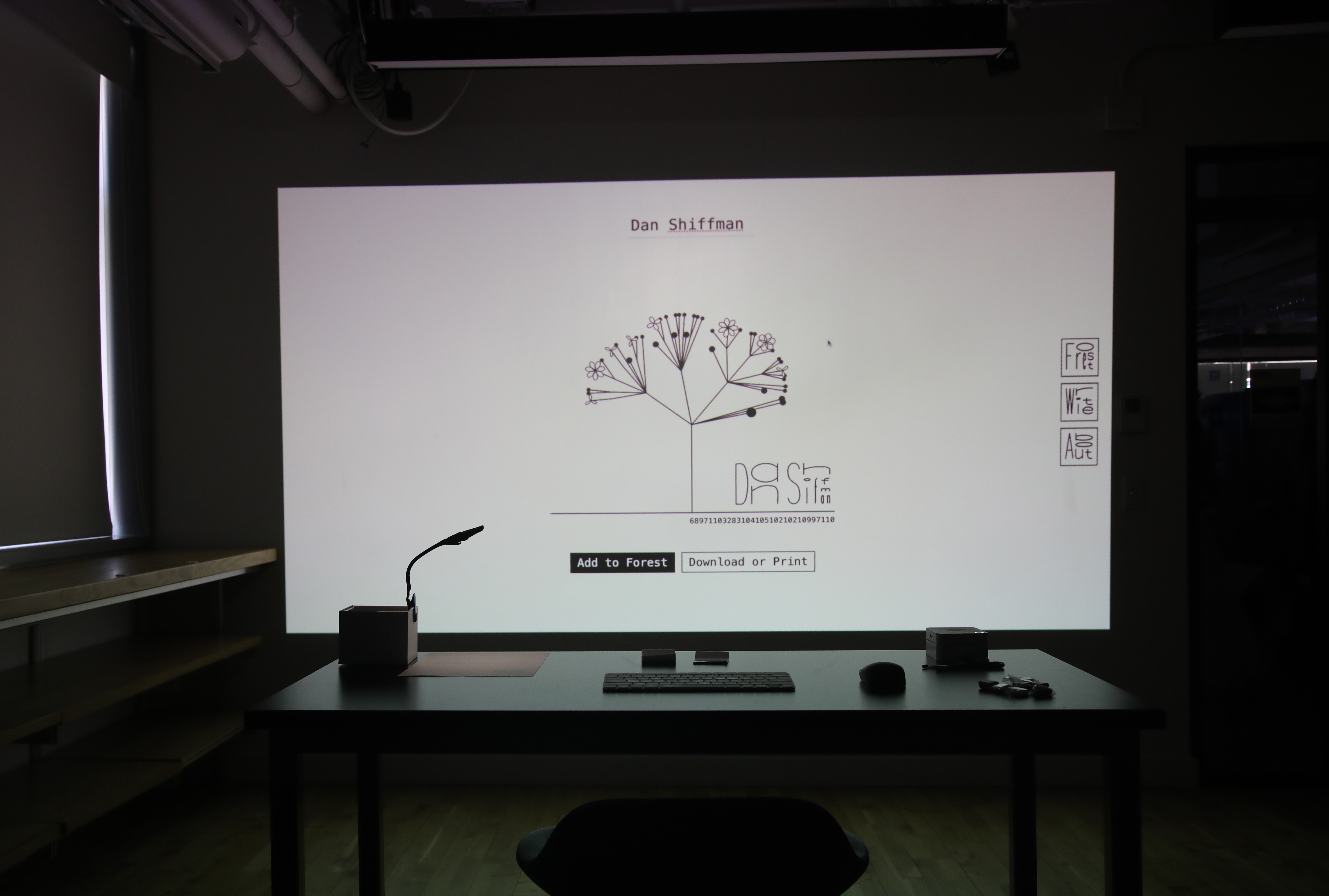 ITP Spring Show 2025: Find the Tree in Your Name