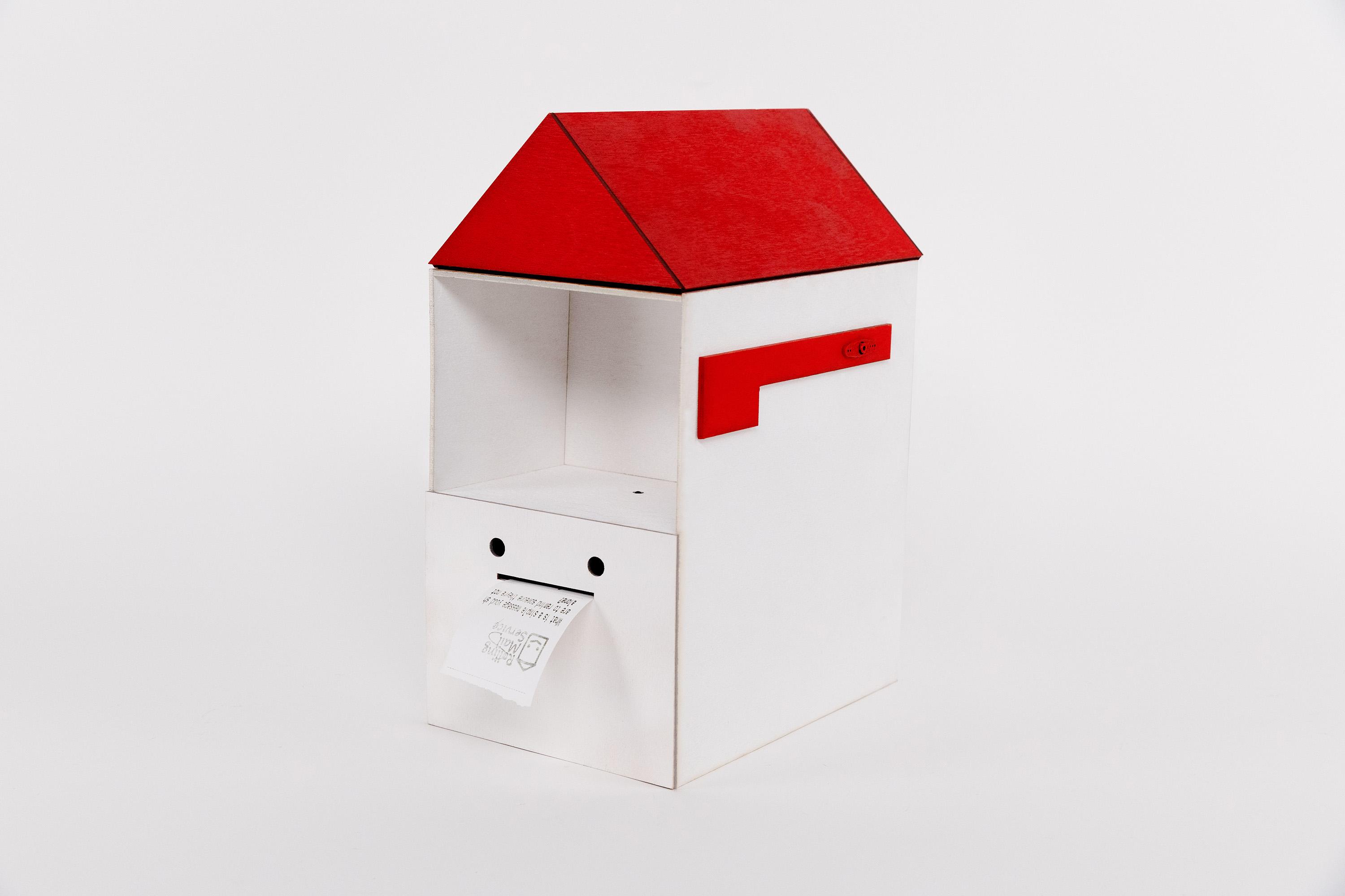 Rolling Mail Service: A Moving Mailbox with Warm Message